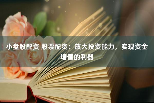 小盘股配资 股票配资：放大投资能力，实现资金增值的利器