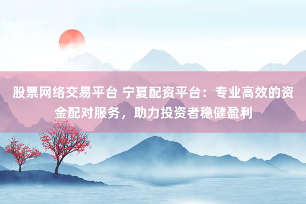 股票网络交易平台 宁夏配资平台：专业高效的资金配对服务，助力投资者稳健盈利